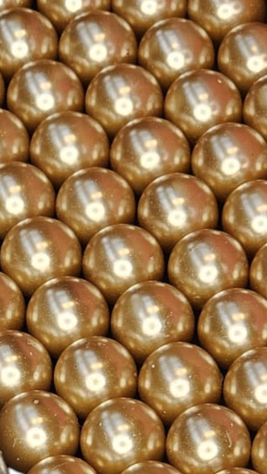 Glasparels brons 12 mm 12PA38