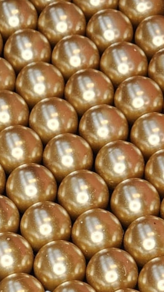 Glasparels brons 14 mm 14PA38