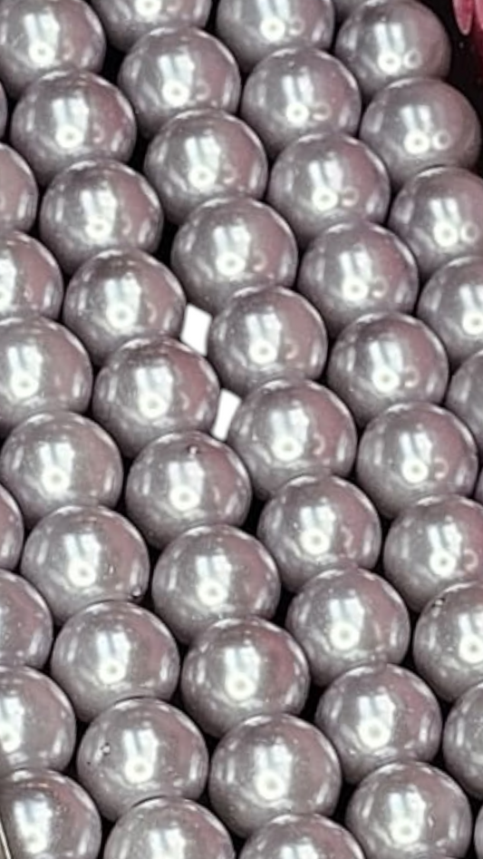 Glasparels lavendel 10 mm 10PA48