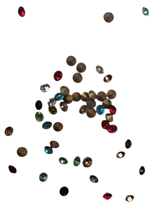 Strassteentjes mix 3mm STRAS83MI