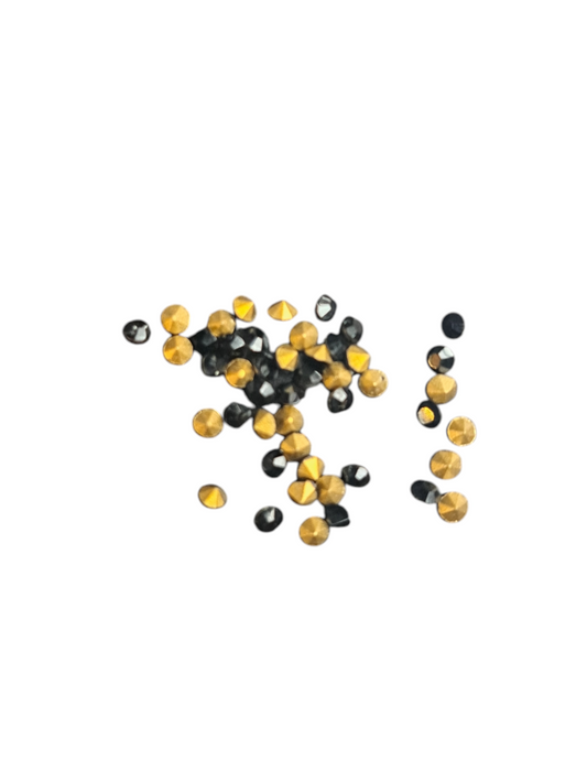 Strassteentjes zwart 2,4mm STRAS62ZW