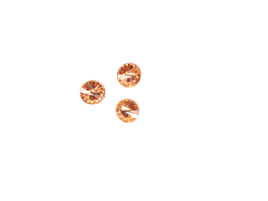 Strassteentjes perzik 8mm STRAS8PE