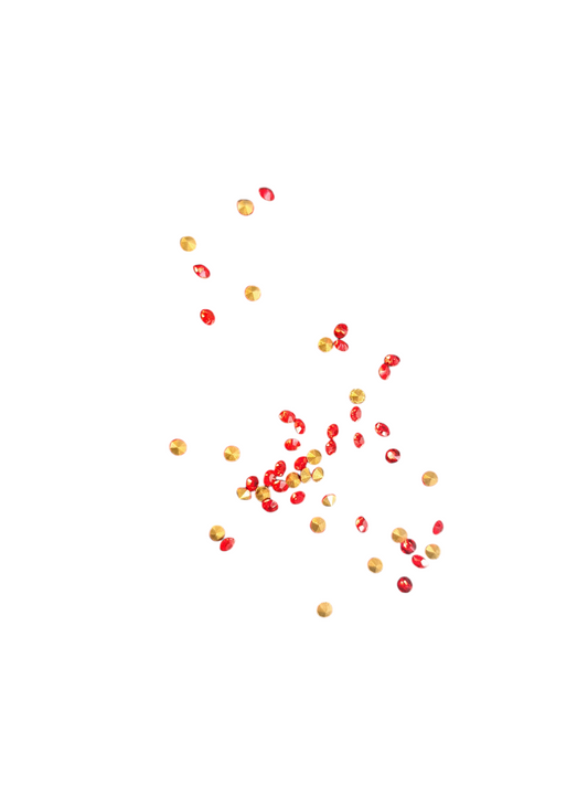Strassteentjes rood 2mm STRAS14R