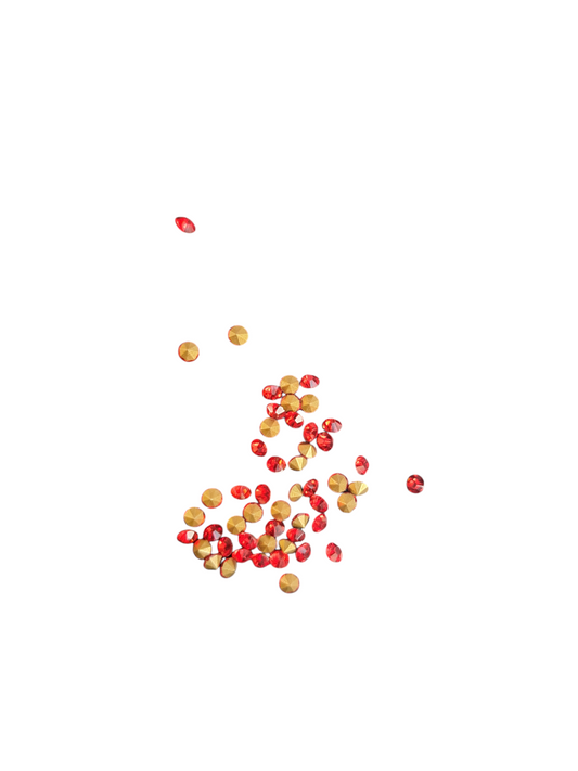 Strassteentjes rood 2,4mm STRAS64R