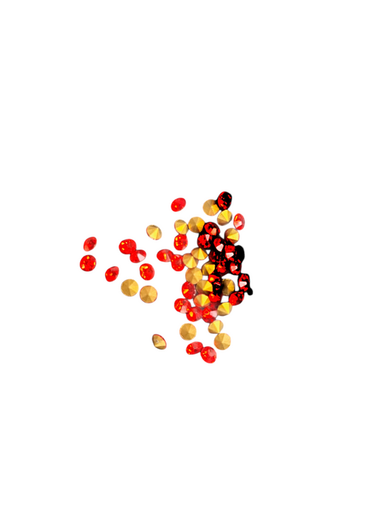 Strassteentjes rood 2,9mm STRAS80R