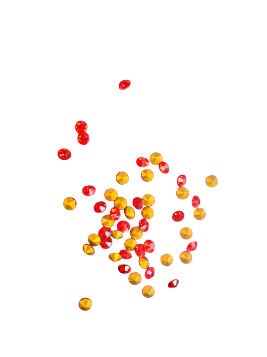 Strassteentjes rood 3,2mm STRAS86R