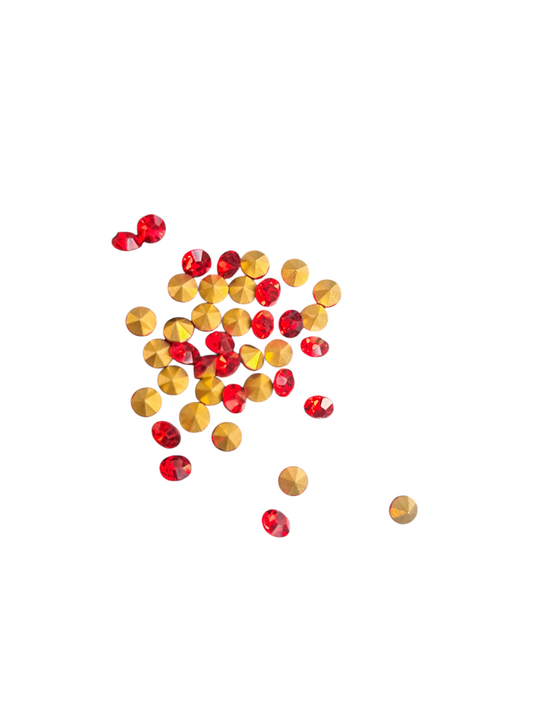 Strassteentjes rood 3,8mm STRAS104R