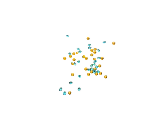 Strassteentjes blauw 2mm STRAS28LB