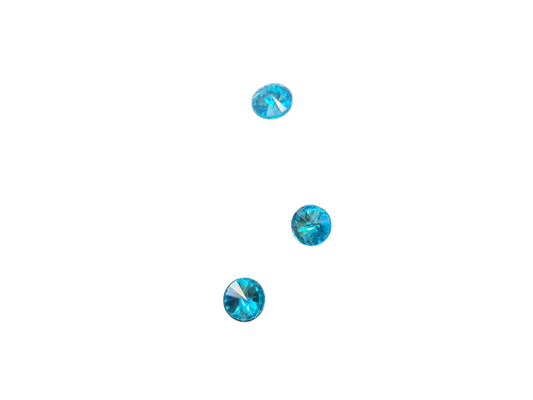 Strassteentjes blauw 8mm STRAS8BL