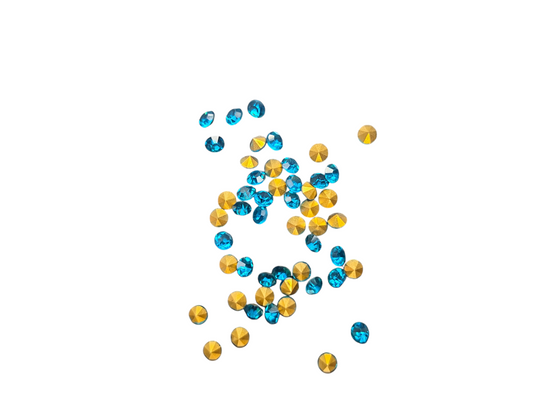 Strassteentjes blauw 3,2mm STRAS98BL