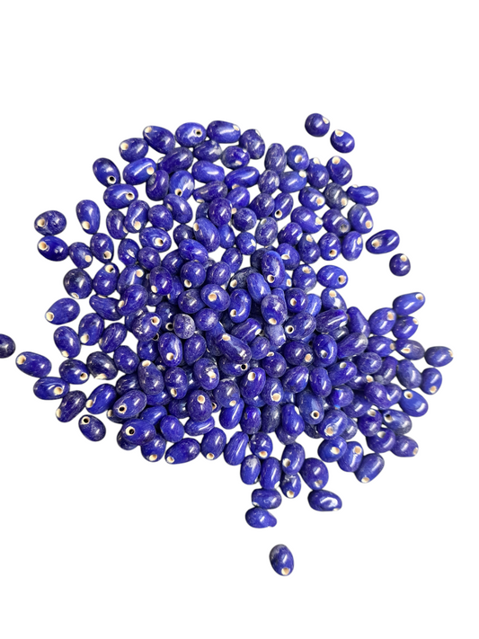 Druppels donker blauw opaque 04DR