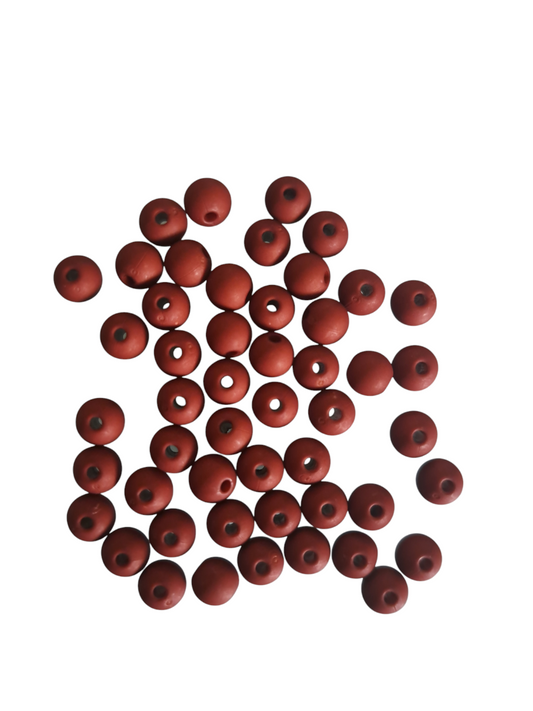 Acryl kastanje 6mm 6AC39