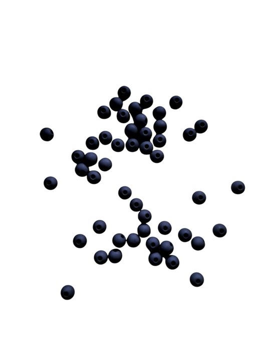 Acryl pauw blauw 6mm 6AC19