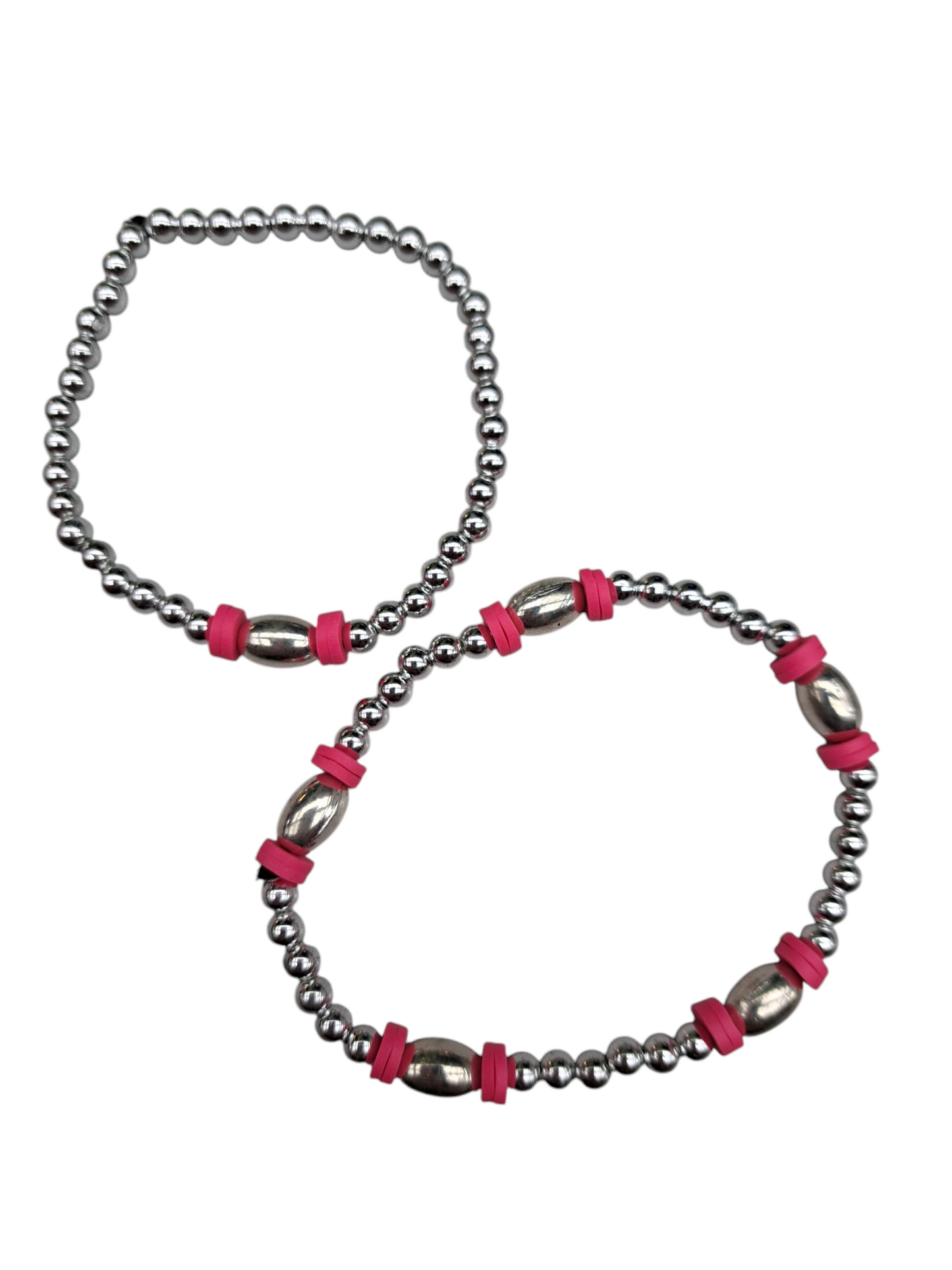 Zilver en felroze MOKI01