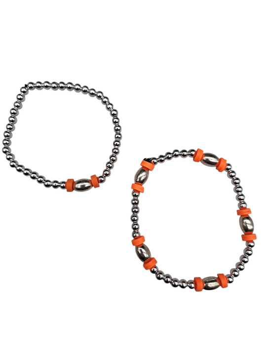 Zilver en fel oranje MOKI11