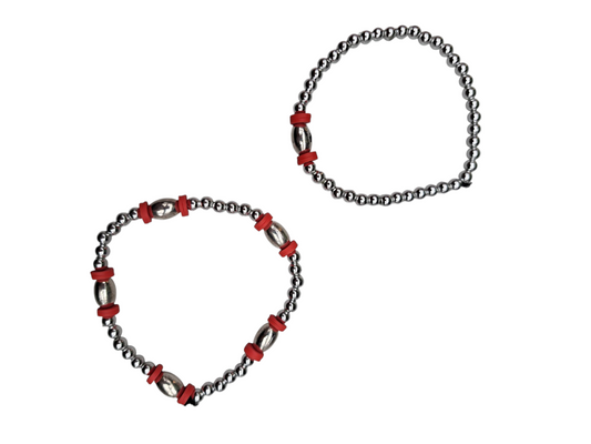 Zilver en rood MOKI14