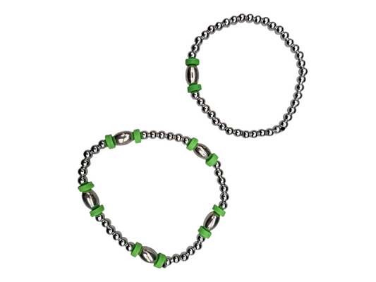 Zilver en groen MOKI16