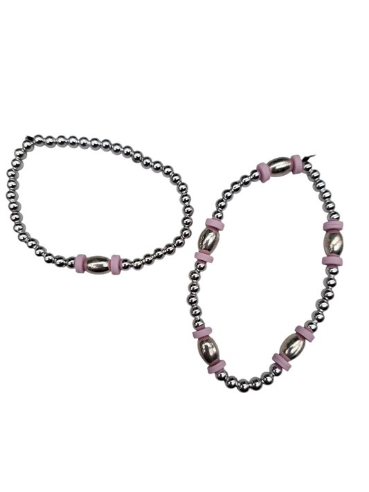 Zilver en roze MOKI20