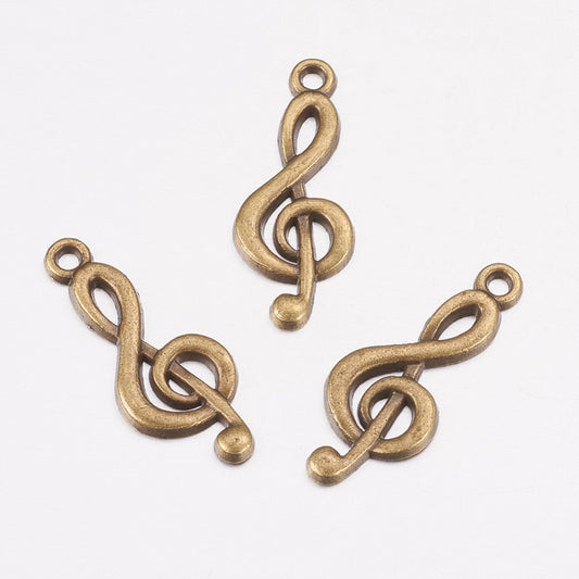 muzieknoot brons 44MK03