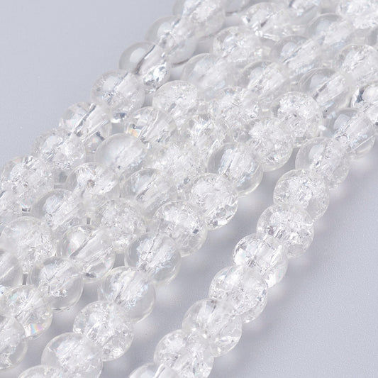 Crackle wit transparant 6mm 44CR19