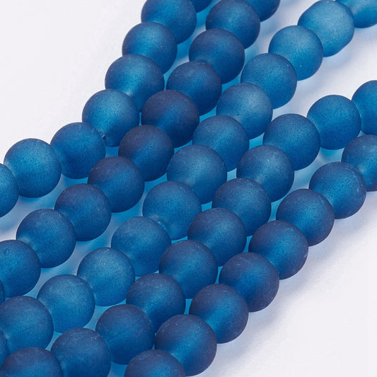 Blauw mat 6 mm 44MT86