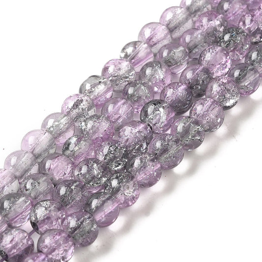 Crackle paars 6mm 44CR45