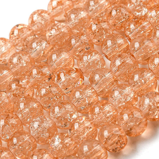 Crackle salmon 6mm 44CR13